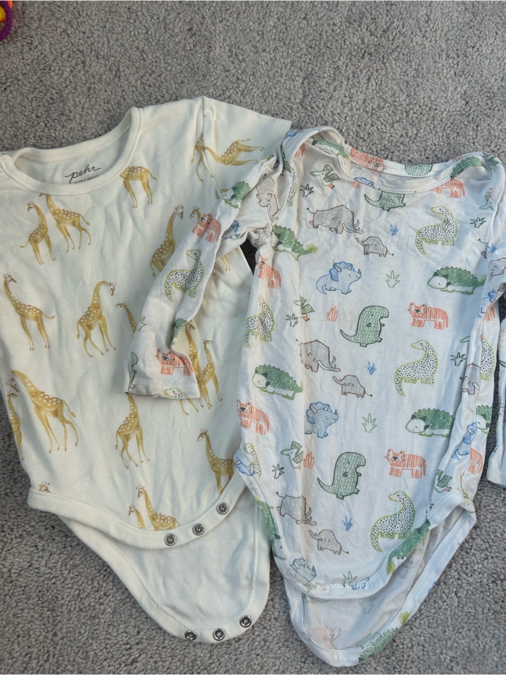Pehr & Angel Dear onesie bundle